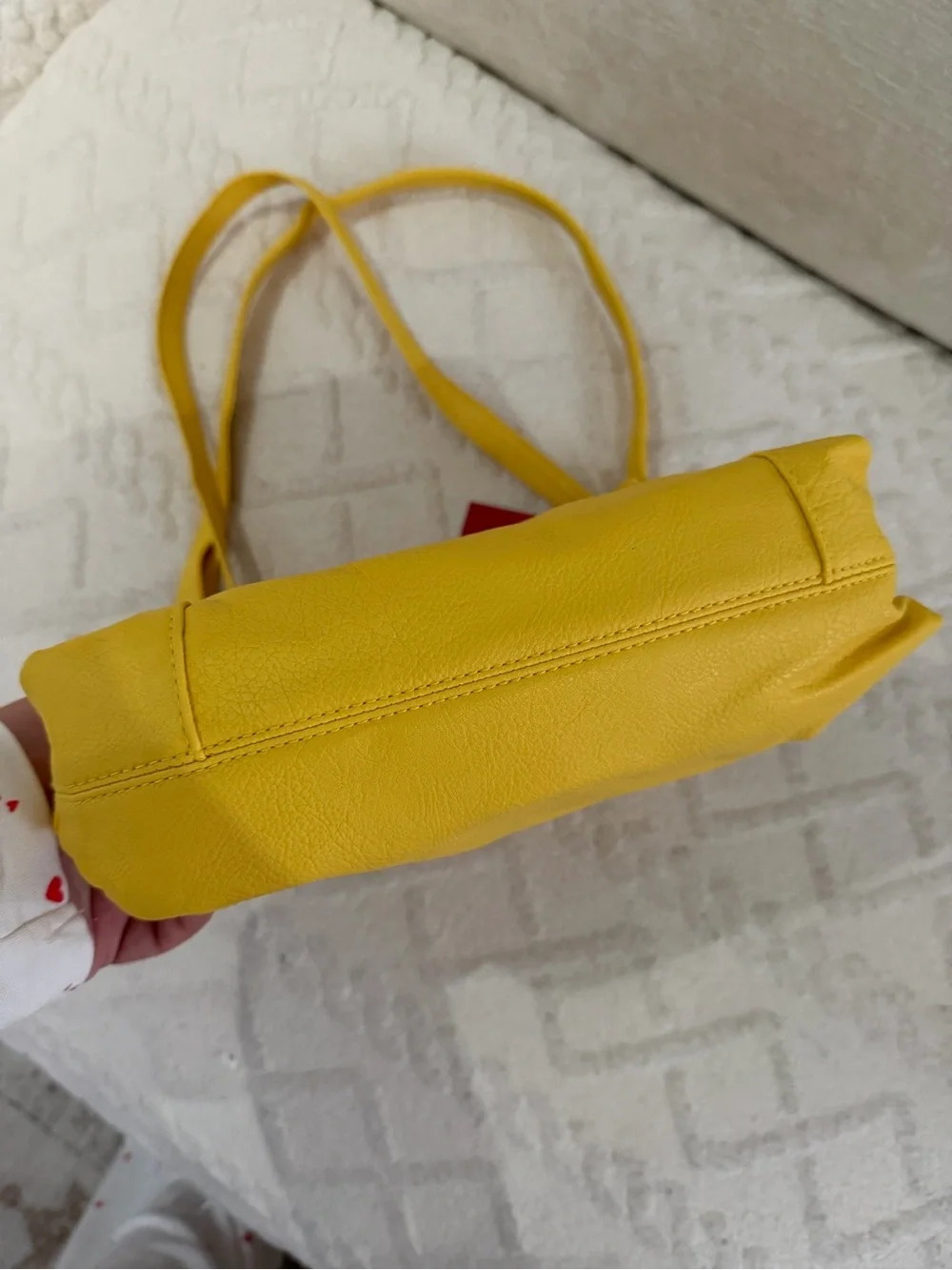 Rosetti Bright Yellow Crossbody Bag with Front Zip Pocket